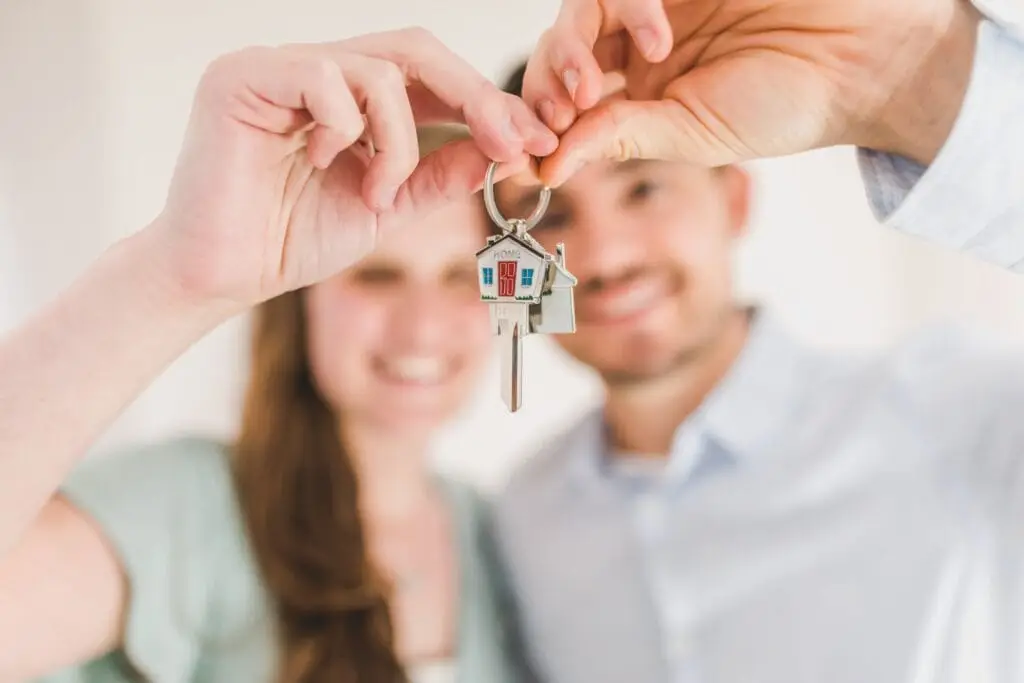 couple with home key