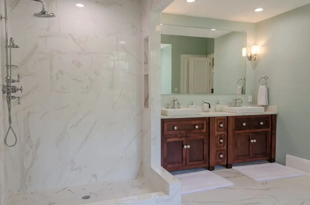 Completed bathroom remodel in Gainesville FL by Southern Comfort